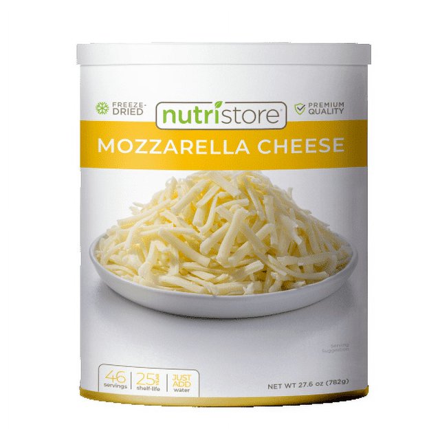 Nutristore FreezeDried Mozzarella No. 10 Can