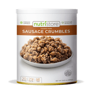 Nutristore Freeze-Dried Sausage Crumbles No. 10 Can