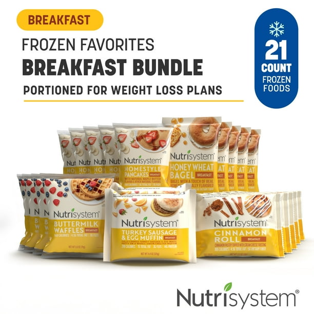 Nutrisystem Frozen Breakfast Bundle Support Your Weight Loss with