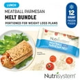 thumbnail image 1 of Nutrisystem Meatball Parmesan Lunch Melt, Frozen Packaged Meal, 12 Count, 1 of 6