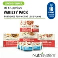 thumbnail image 1 of Nutrisystem Meat Lover’s Variety Pack, Frozen Meals with up to 22g of Protein to Support Healthy Weight Loss, 10 Count, 1 of 7