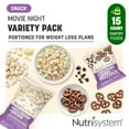 thumbnail image 1 of Nutrisystem Movie Night Chocolate-Covered Snack Pack, Pretzels & Popcorn Bites , Shelf-Stable, 15 Ct, 1 of 8