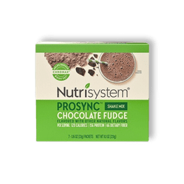 Nutrisystem Prosync Meal Replacement Protein Powder Shake Mix, Chocolate  Fudge, 16.3 oz
