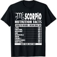 thumbnail image 1 of Nutrition Facts - Zodiac Sign Scorpio T-Shirt, 1 of 4