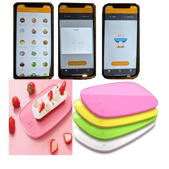 Nutrition Food Scale Smart Digital Kitchen App-Enabled iPhone