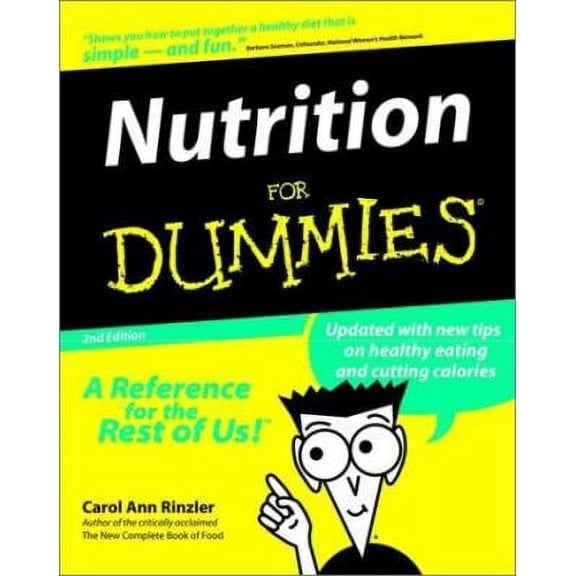 Pre-Owned Nutrition For Dummies by Carol Ann Rinzler (Paperback),English