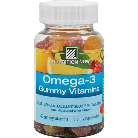 Nutrition Now - Omega 3 Gummy Vitamins for Adults Lemon - 60 Gummies