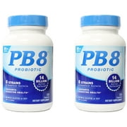 Nutrition Now PB 8 Pro-Biotic Acidophilus 120 Capsule, 2 Pack, Gluten Free