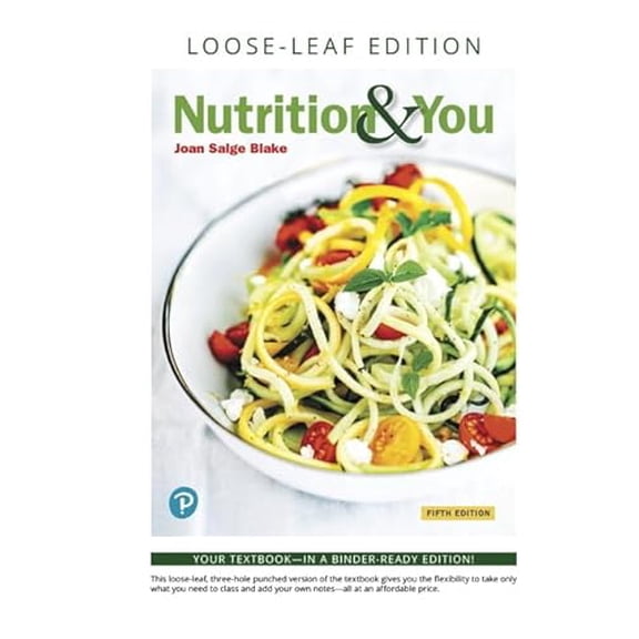 Pre-Owned Nutrition &amp; You (Masteringnutrition), 9780135210420, 0135210429, Paperback, 5 edition