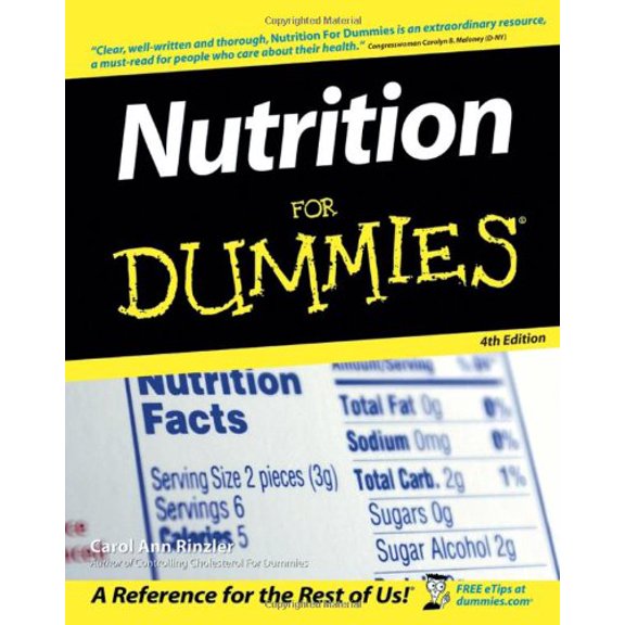 Pre-Owned Nutrition For Dummies (Paperback) 0471798681 9780471798682
