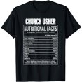 thumbnail image 1 of Nutritional Facts Church Usher Job, Tittle T-Shirt mens t hirt men，black，women，misfits，journey ，boys, 1 of 4