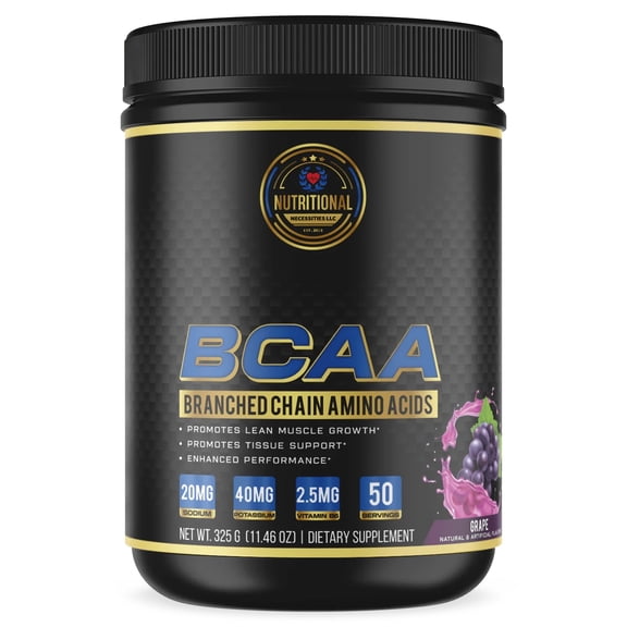 Nutritional Necessities LLC-BCAA Grape 325g - 50 servings