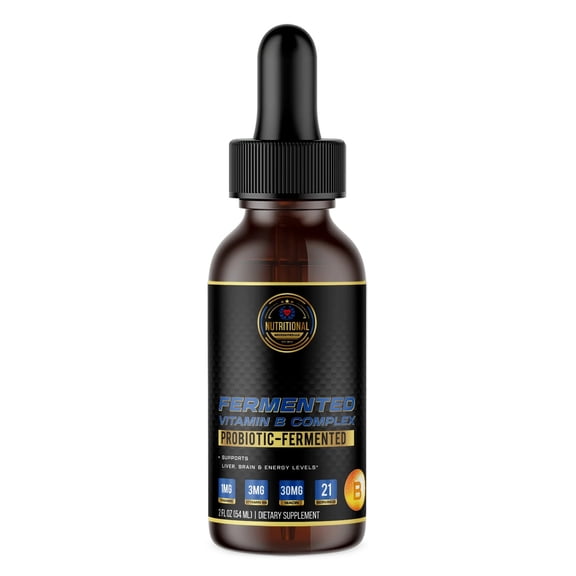 Nutritional Necessities LLC-Fermented Vitamin B Complex 2 fl oz