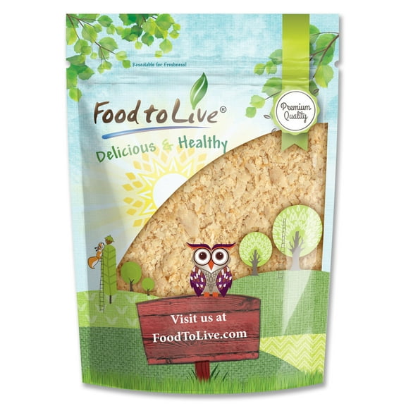 Nutritional Yeast Flakes, 0.75 Pounds Kosher, Raw, Vegan by Food to Live