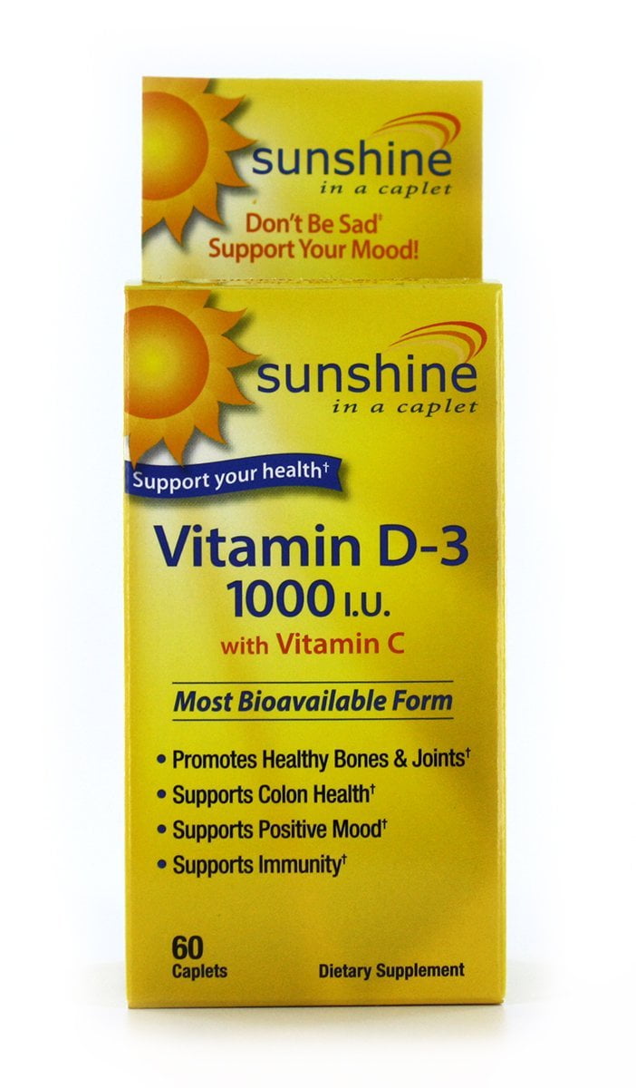 Nutritionworks Sunshine in a Caplet Vitamin D 1000 IU Caplets 60 CP ...