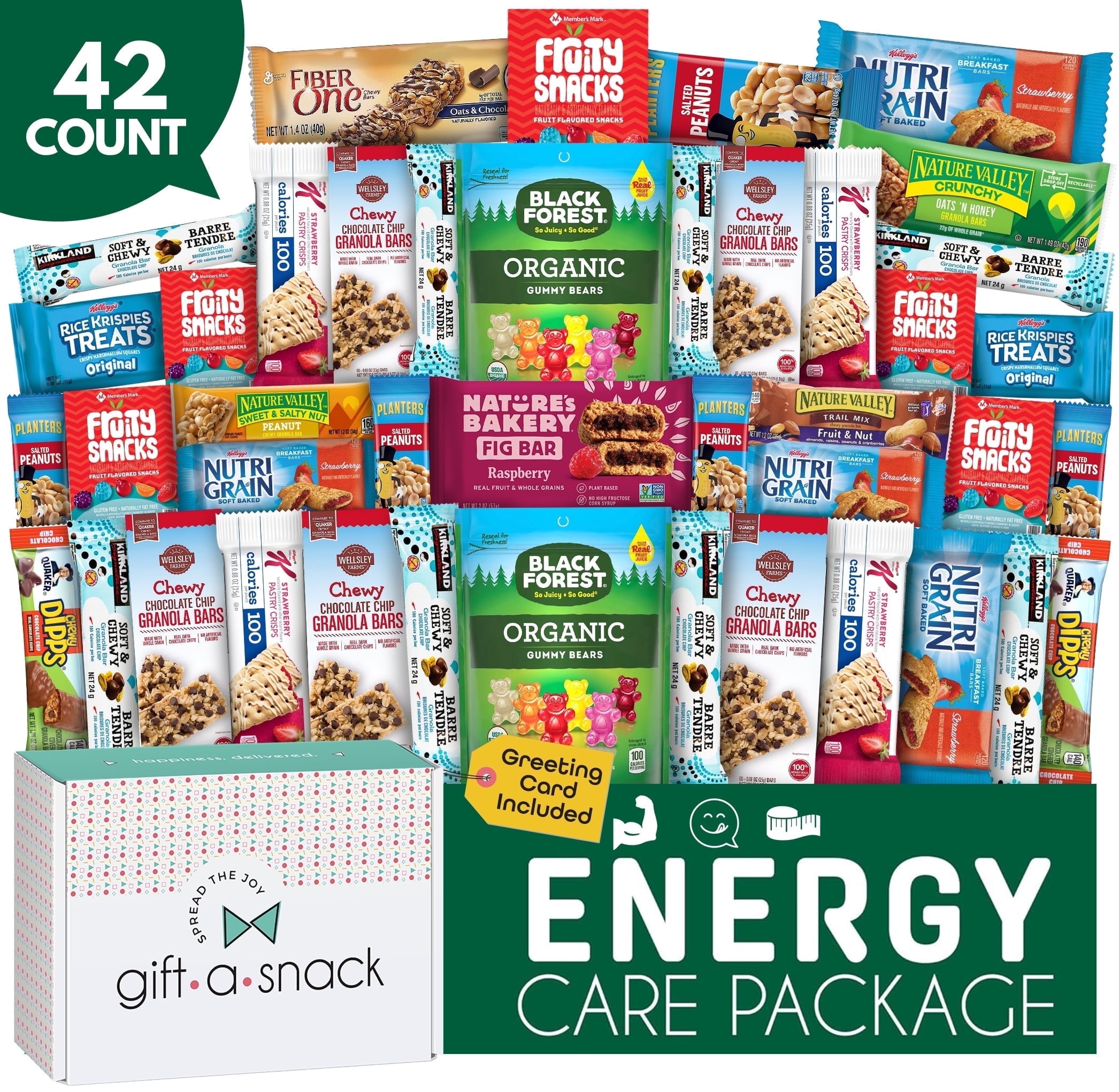 Nutritious Snack Box with Breakfast Bars and Delic
