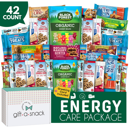 Nutritious Multi Snack Box with Breakfast Bars and Delicious Chips | Gift A Snack (42 Count)