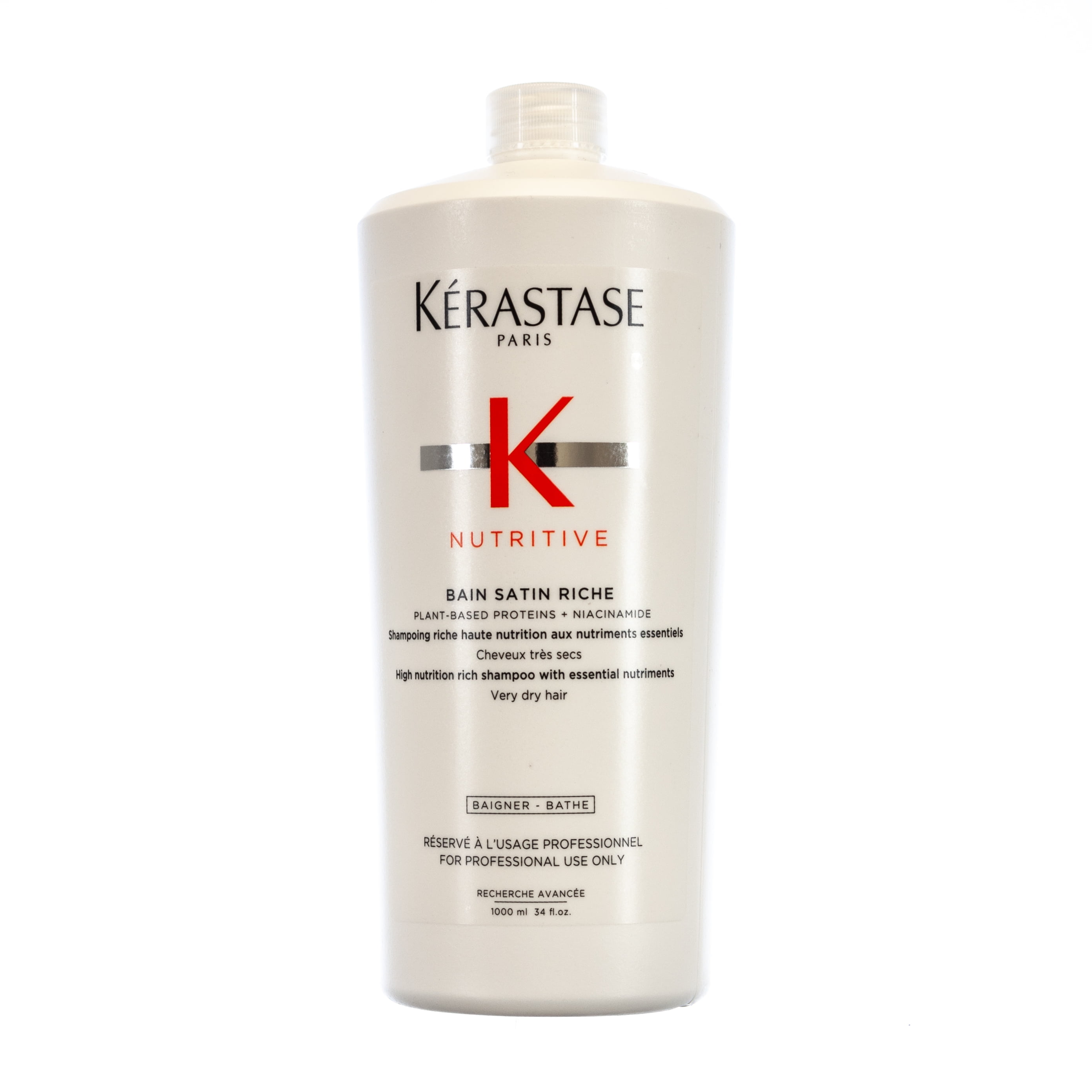 Kérastase Nutritive シャンプー・コンディショナー1000ml With Pump Kerastase Nutritive Bain Satin Shampoo 34oz