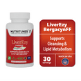 thumbnail image 1 of Liver Support Supplement–Supports Detox, Cleansing & Fat Metabolism – with Bergacyn FF (Bergamot & Artichoke) – 30 LiverEzy Vegan Capsules, 1 of 8