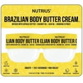 Nutrius Brazilian Body Butter Cream, 6 Fluid Ounce (Pack of 2