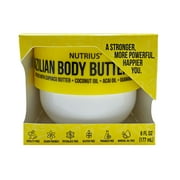 Nutrius Brazilian Body Butter Cream, 6 fl oz