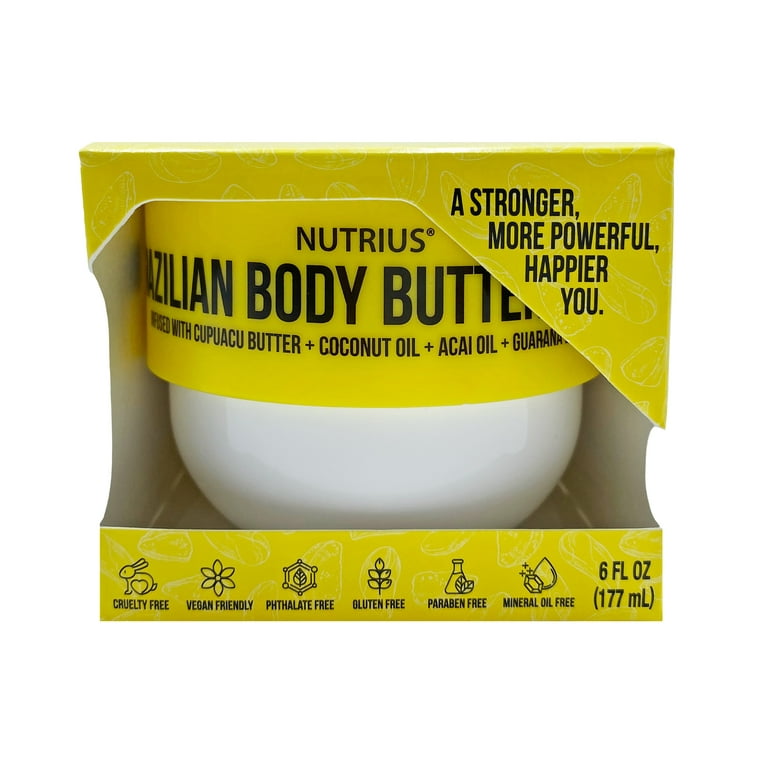 Butter【Cream Ver.】 Nutrius Brazilian Body Butter Cream, 6 oz, 2-pack | Costco