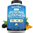 thumbnail image 1 of Nutrivein Liposomal Glutathione Supplement - 700 Mg - 60 Capsules, 1 of 8