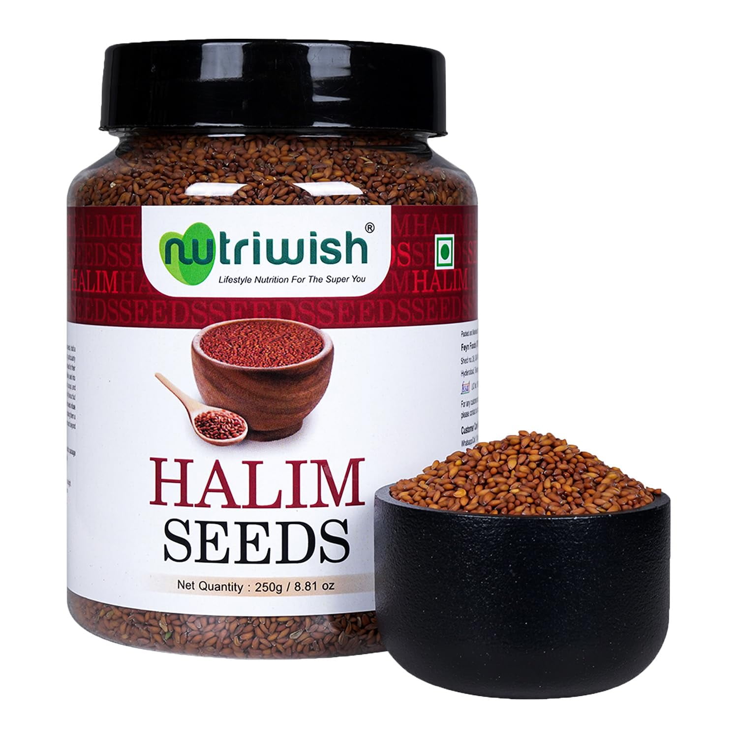 Nutriwish Halim Seeds, 250 MMF7 g - Aliv Seeds | Garden Cress Seeds ...