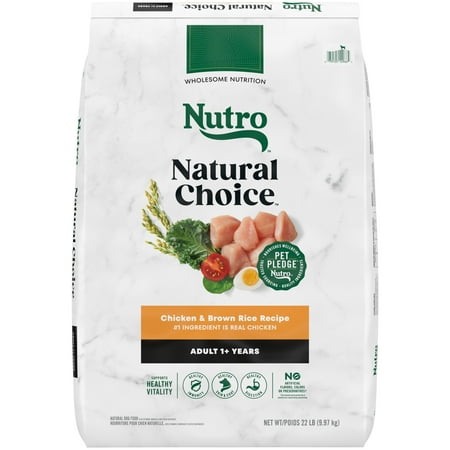Nutro Natural Choice Adult Dry Dog Food, Chicken And Brown Rice Recipe 22 Lbs.