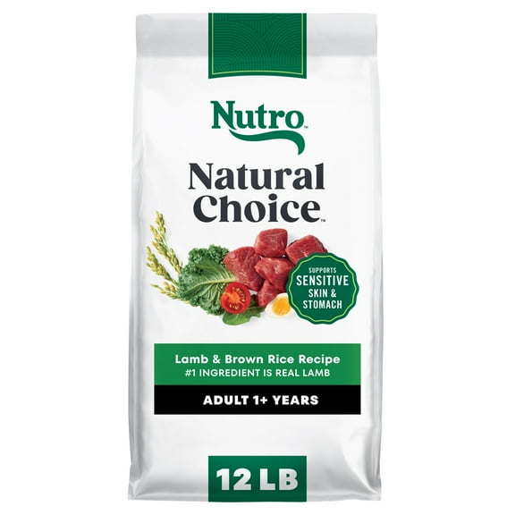 Nutro Natural Choice Adult Dry Dog Food Recipe Lamb & Brown Rice, 12 Lb Bag