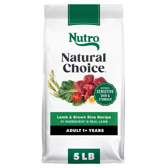 Nutro Natural Choice Adult Dry Dog Food Recipe Lamb & Brown Rice, 5 Lb Bag