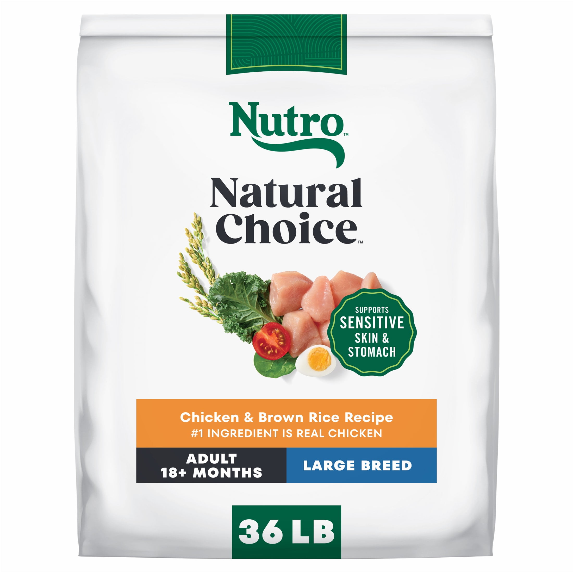 Nutro Natural Choice Adult Large Breed Dog Food Dry Recipe Chicken