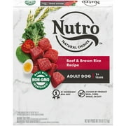 Nutro Natural Choice Beef & Brown Rice Recipe Dry Dog Food for Adult Dog, 28 lb. Bag