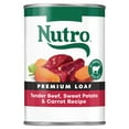 thumbnail image 1 of Nutro Natural Choice Premium Loaf Beef Recipe Adult Wet Dog Food  12.5 oz Can (Pack of 12), 1 of 12