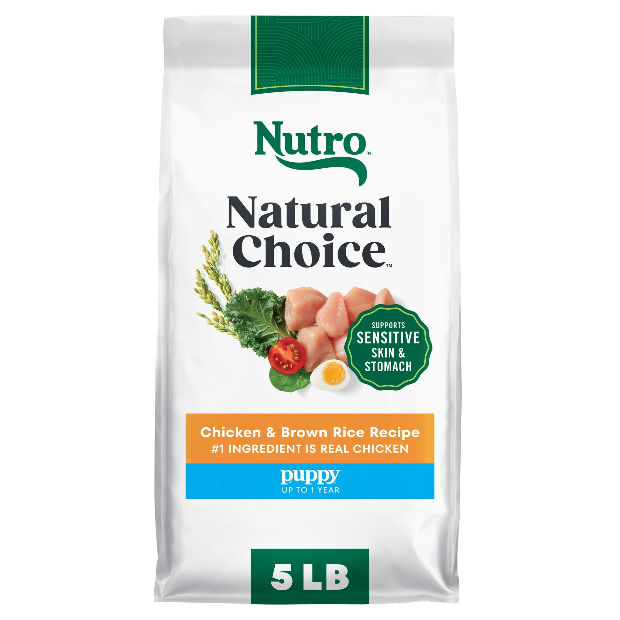 Nutro Natural Choice Puppy Dry Dog Food, Chicken And Brown Rice Recipe, 5 Lbs.