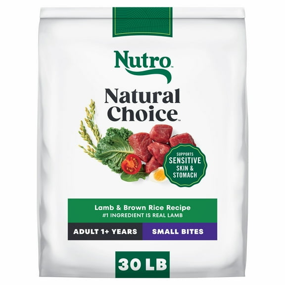 Nutro Natural Choice Adult Small Bites Dog Food Recipe Lamb & Brown Rice, 30 Lb Bag