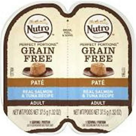 Nutro Products 2.65 oz Nutro Grain Free Perfect Portions Soft Loaf Salmon & Tuna Recipe Cat Food