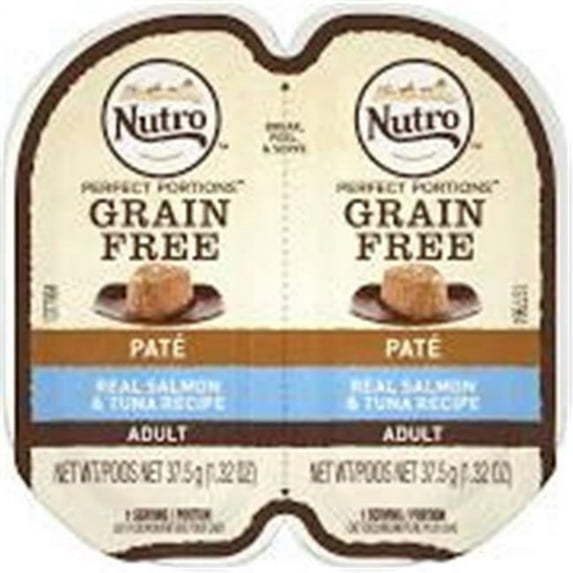 Nutro Products 2.65 oz Nutro Grain Free Perfect Portions Soft Loaf Salmon & Tuna Recipe Cat Food