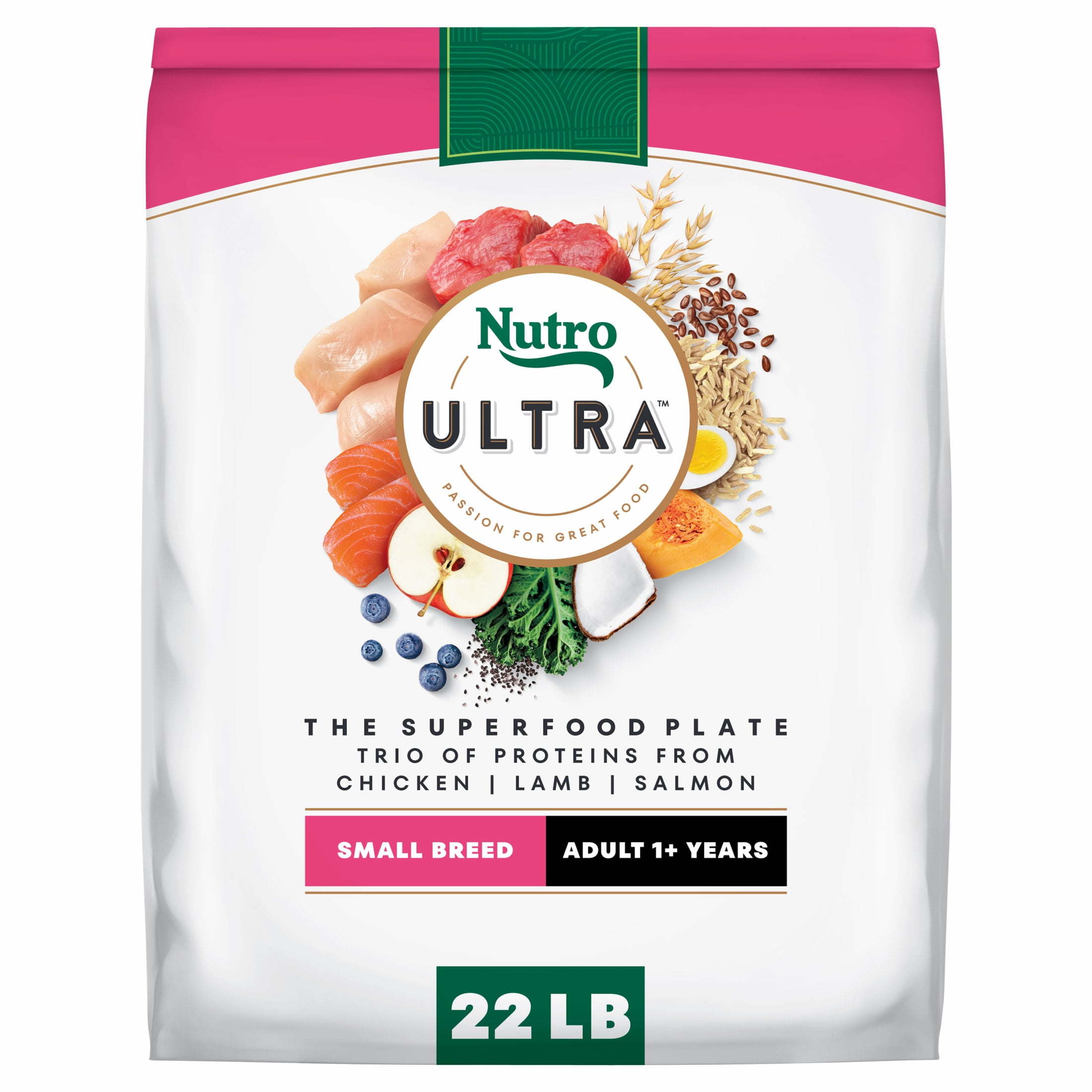 Nutro Ultra Adult Small Breed Dry Dog Food, Chicken, Lamb and