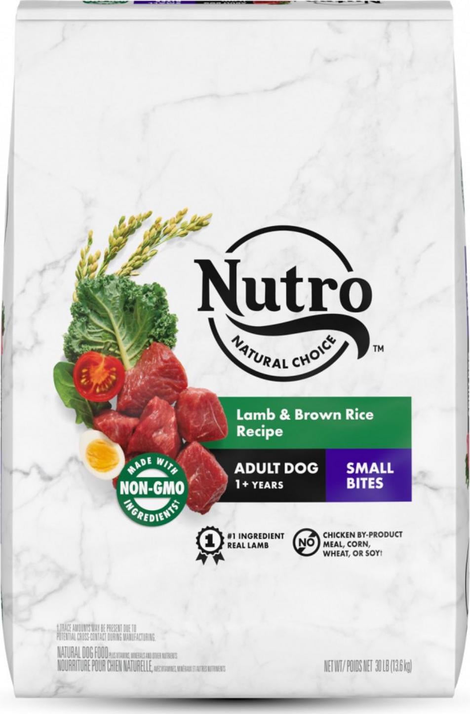 Nutro Wholesome Essentials Small Bites Adult Pasture-Fed Lamb and Rice Dry Dog Food 5 lb