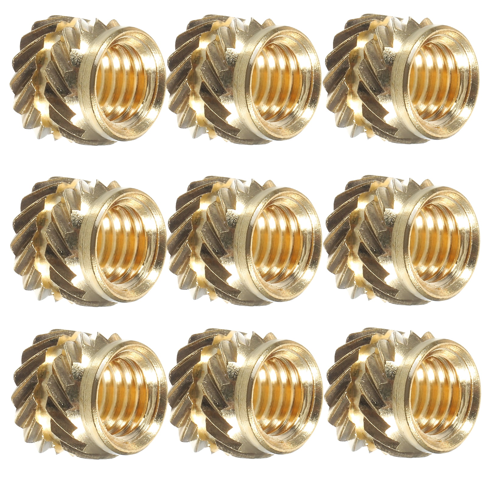 Threaded Insert For Injection NIAIZEK 50Pcs M5 Heat Set Inserts Brass Threaded Embedment Nuts for ...