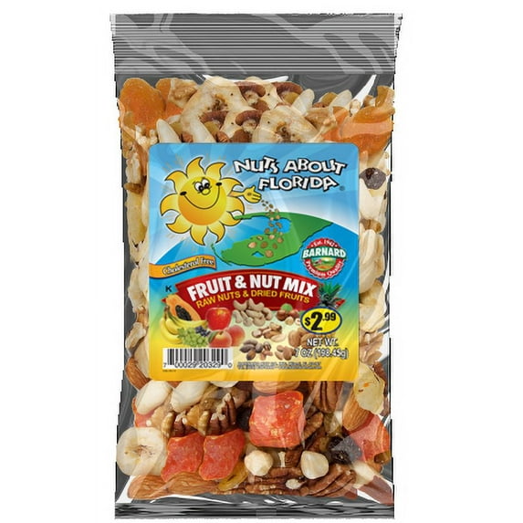 Nuts About Florida Barnard Cholesterol-Free Fruit & Nut Mix, 7 Oz.