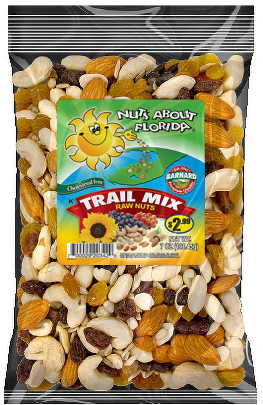 Nuts About Florida Cholesterol-Free Trail Mix Raw Nuts, 7 Oz