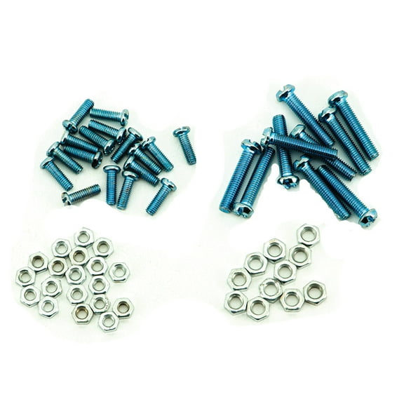 Nuts & Bolts 55pc Assortment with Storage Case