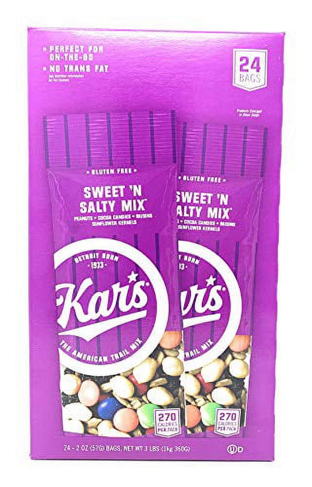 Nuts Caddy, Sweet 'n Salty Mix, 2 Oz Packets, 24/box | Bundle of 5 Boxes