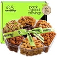 thumbnail image 1 of Nut Cravings Nuts Gift Basket Gourmet Platter (7 Assortments) Healthy Kosher Snack Tray, 1 of 7