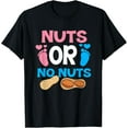 thumbnail image 1 of Nuts Or No Nuts Gender Reveal Baby Shower Mom Dad T-Shirt, 1 of 4