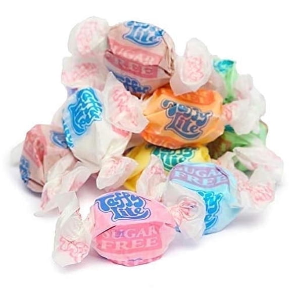 Nuts To You Sugar-Free Salt Water Taffy Classic Chewy Candy, Fruit-Flavored, Low-Carb, 1 lb