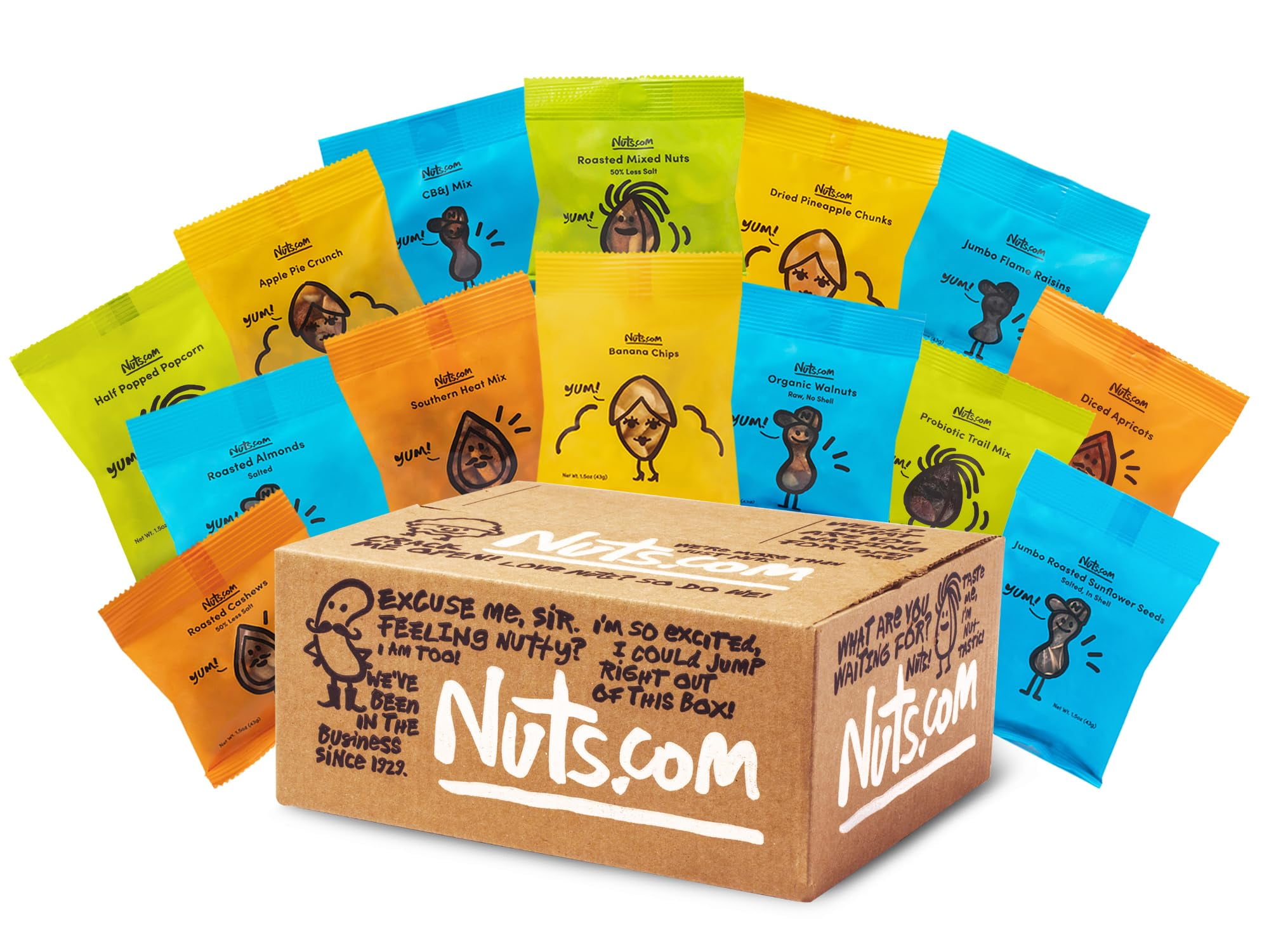Nut Snack Box Nuts.com - Nuts and Dried Fruits BSL1 Snack Box - Gourmet for Summer ...