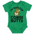 thumbnail image 1 of Nuts for Corgis Cute Dog Pets Lover Romper Boys or Girls Infant Baby Brisco Brands 12M, 1 of 6